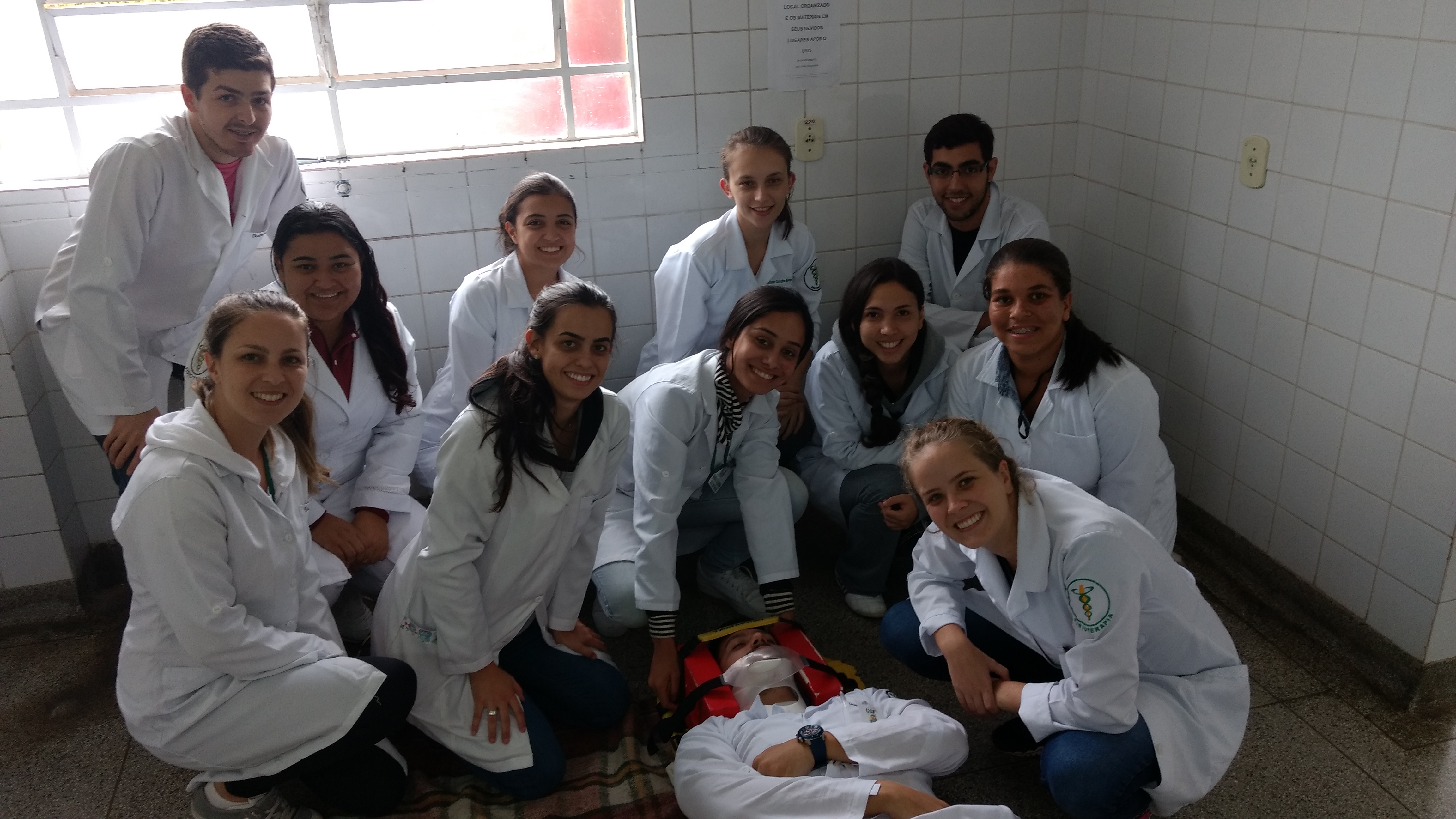 Alunos do Curso de Fisioterapia realizaram atividade no SAMU de Bragança Paulista