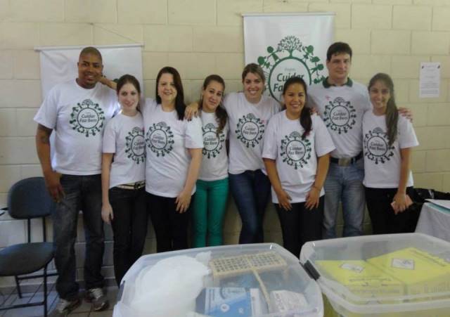 Projeto Cuidar Faz Bem da USF participou do XV Abraço Educativo Social da Região dos Amarais