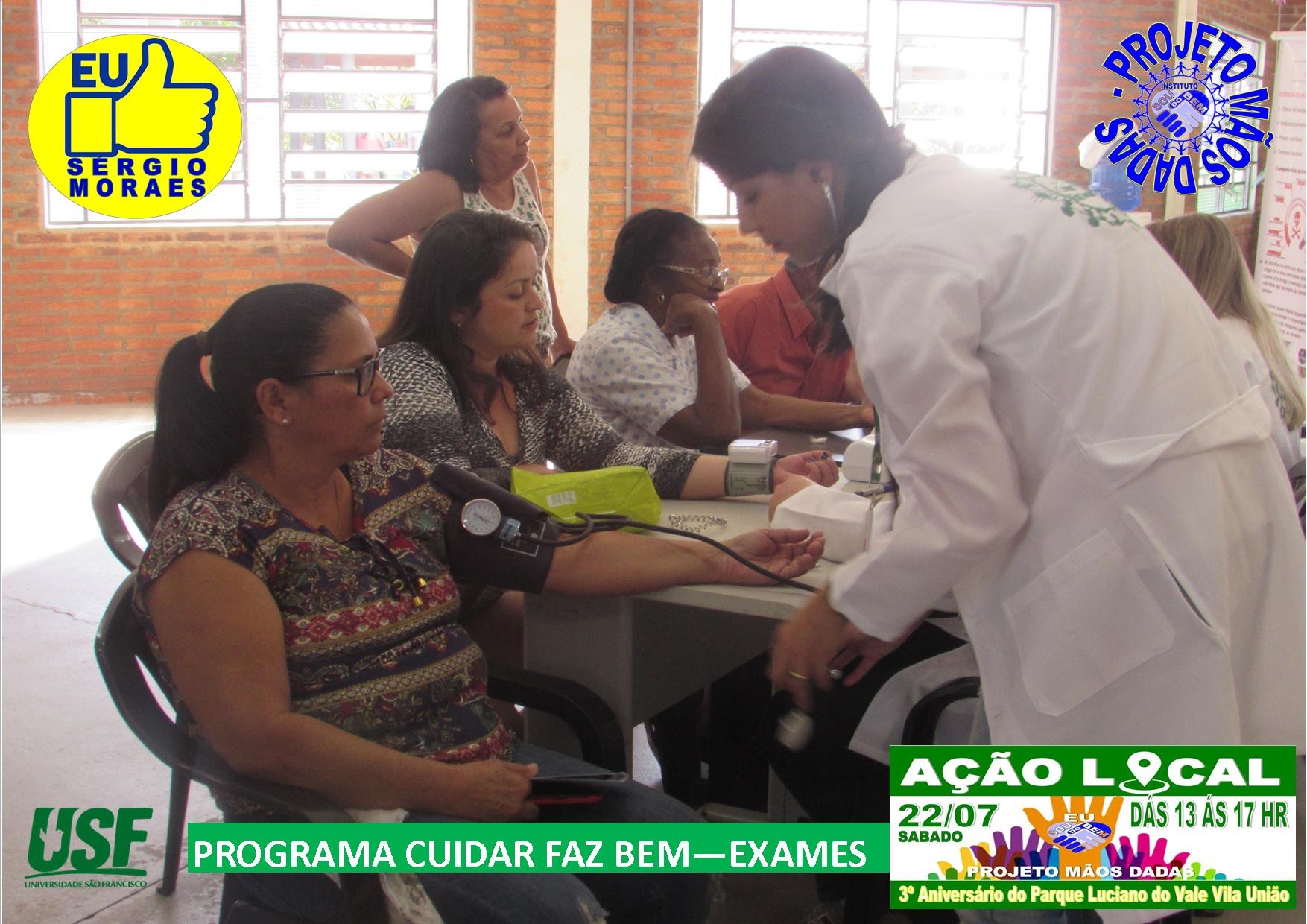 Alunos do Curso de Farmácia realizam atividade na Vila União de Campinas 