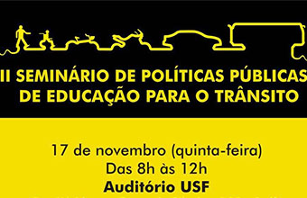 USF sedia II Seminário de Políticas Públicas de Educação para o Trânsito