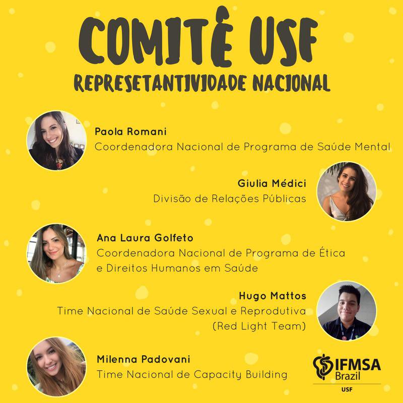 Comitê da USF tem representatividade nacional na IFMSA Brazil 