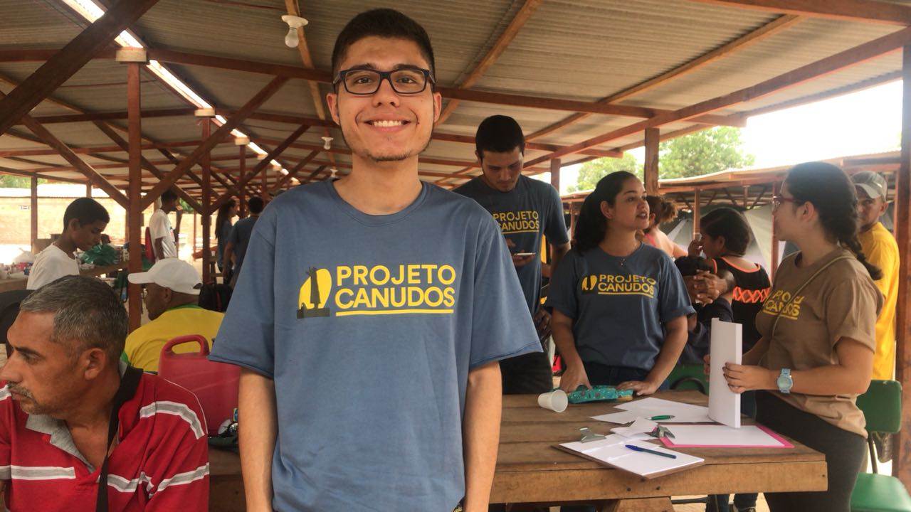 Aluno da USF participa de ações do Projeto Canudos que promove ações de saúde em Roraima