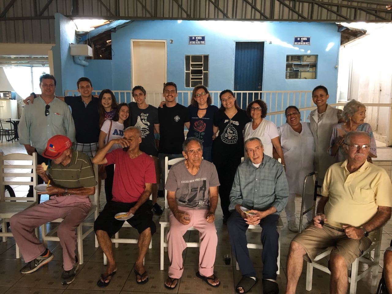 Administradores do Bem visitam o Asilo São Vicente