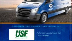 Campus Itatiba da USF recebe Unidade Móvel do Conselho Regional de Administração (CRA-SP)