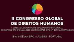 Inscrições abertas para Congresso Global de Direitos Humanos