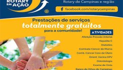 USF e Rotary participam de ação social no bairro Campo Grande 