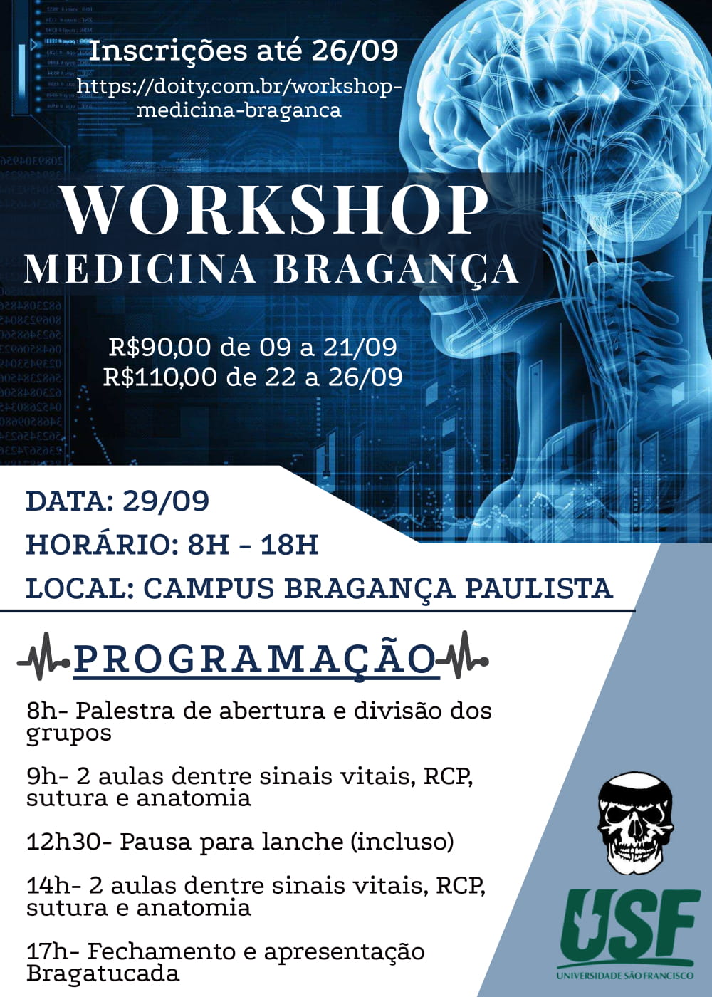 Workshop Medicina Bragança – Escolha seu Caminho!