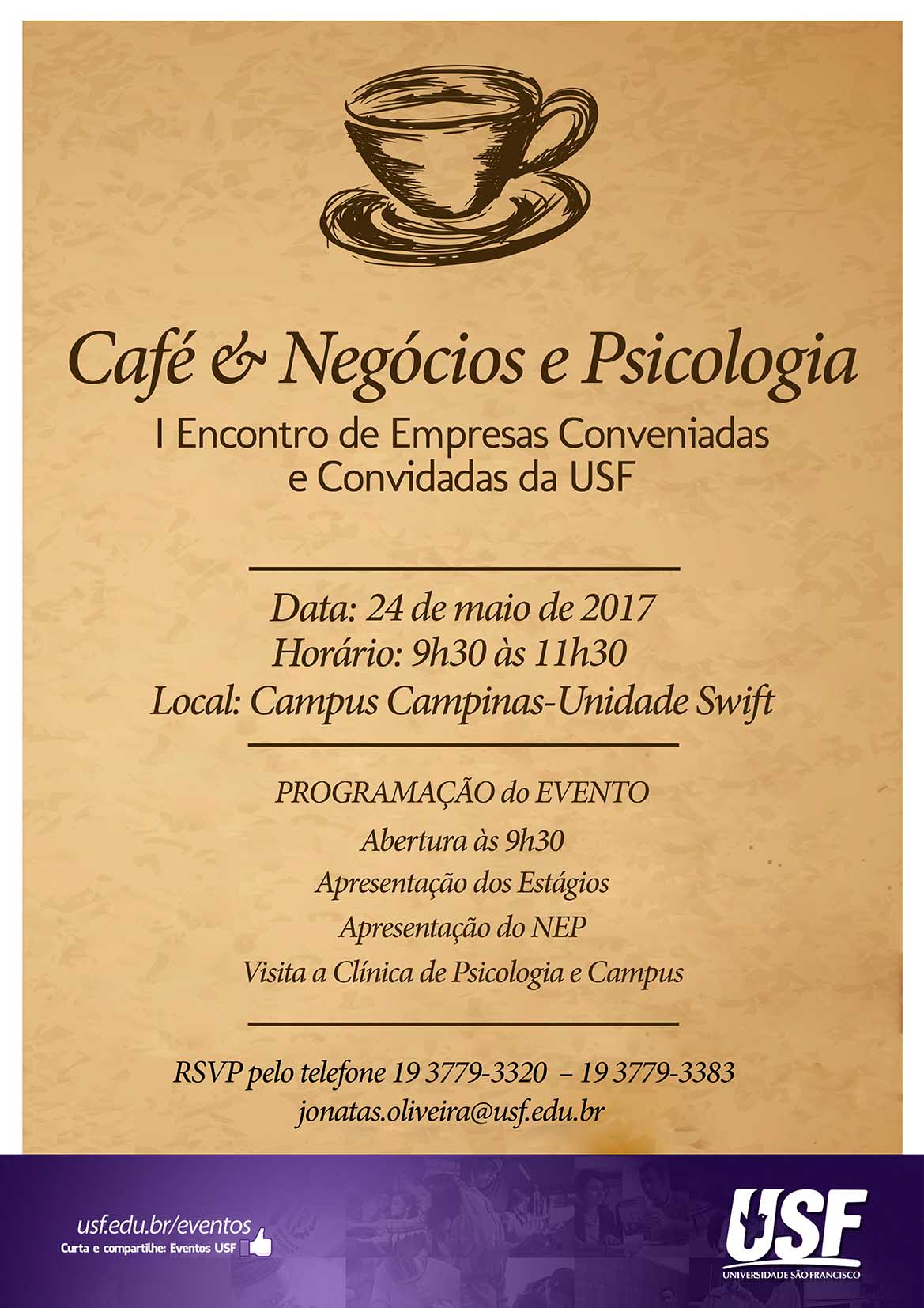 Café & Negócios e Psicologia 