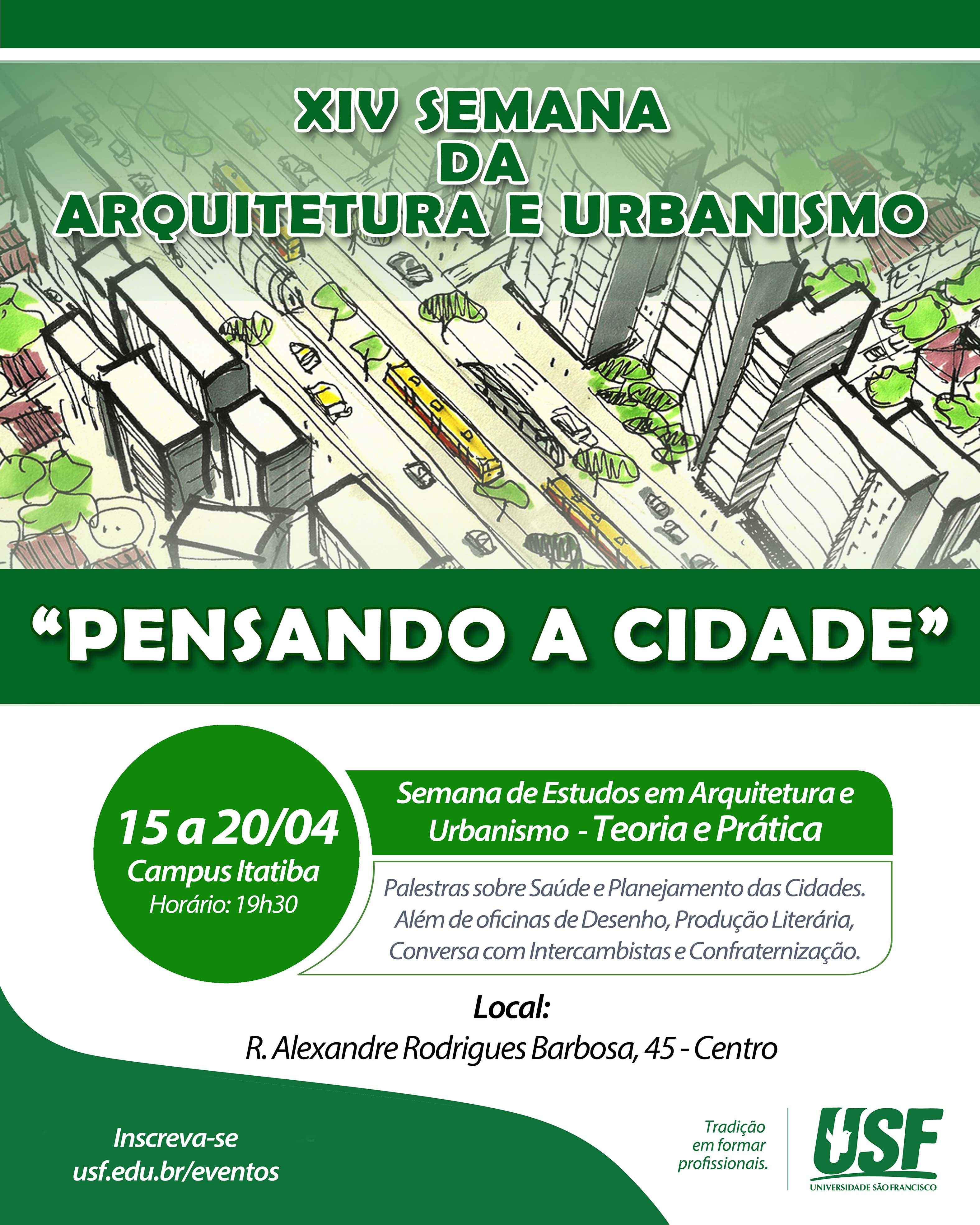 XIV Semana da Arquitetura e Urbanismo