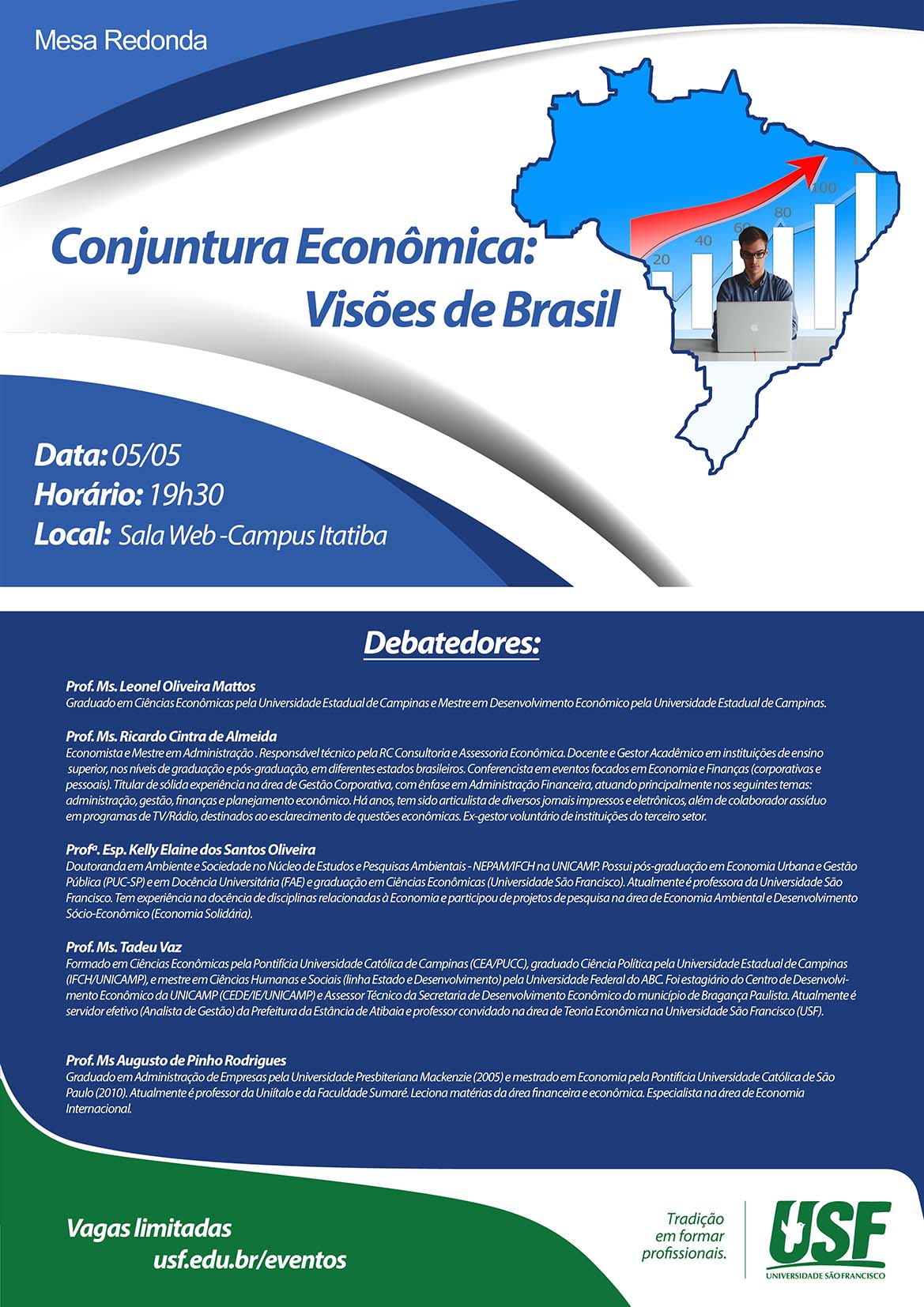 Mesa Redonda - Conjuntura Econômica: Visões do Brasil