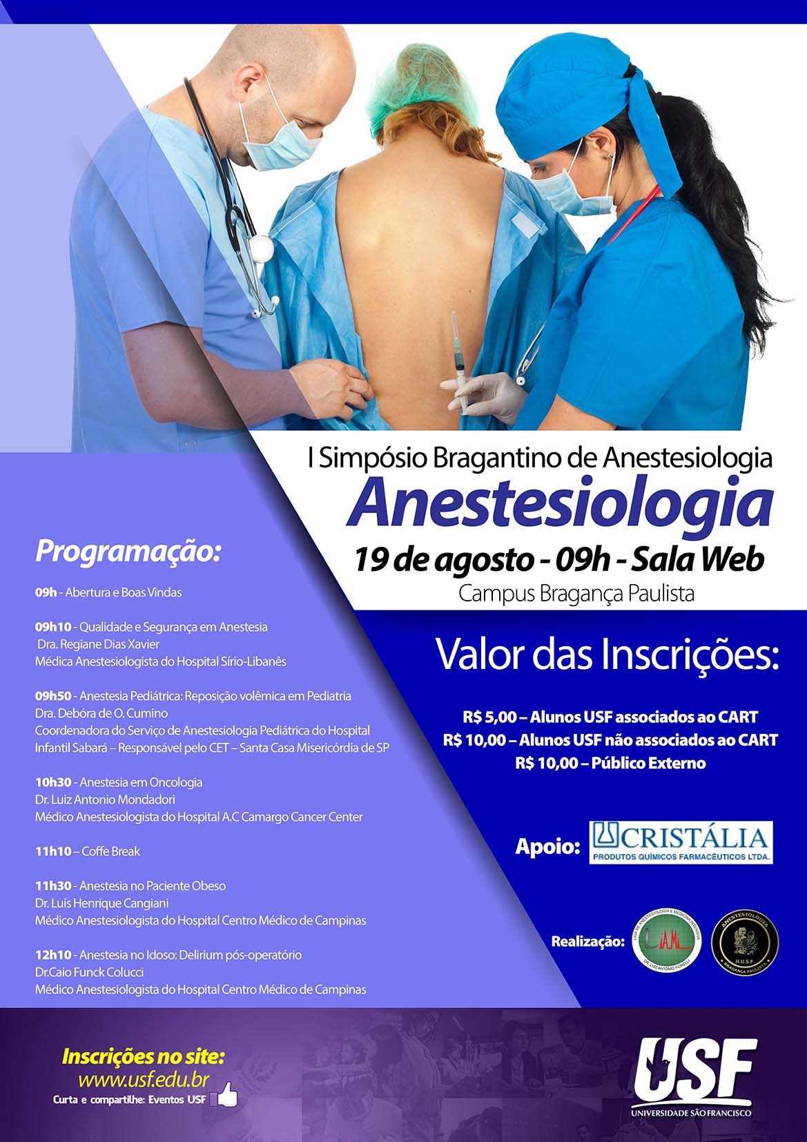 I Simpósio Bragantino de Anestesiologia