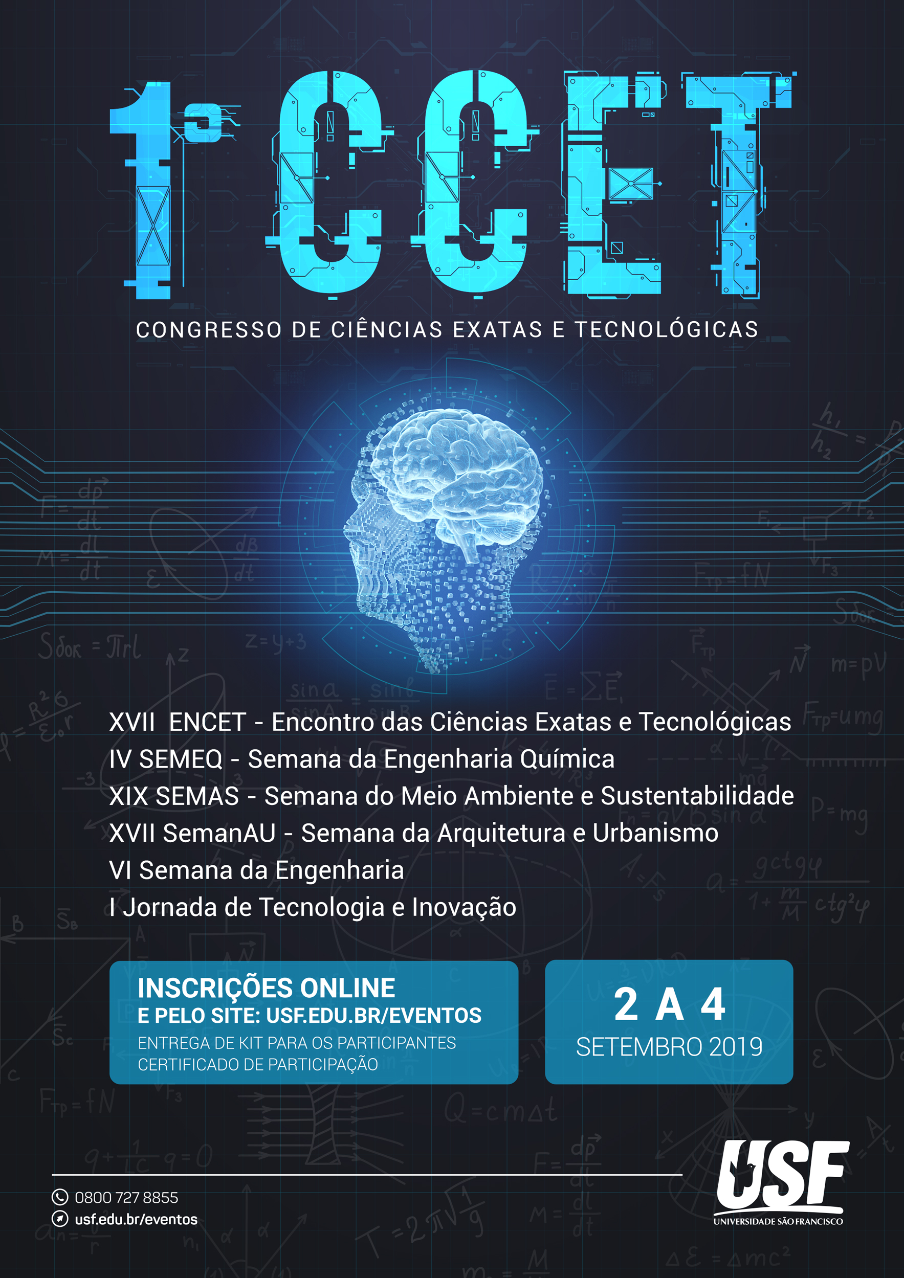 I Congresso de Ciências Exatas e Tecnológicas 