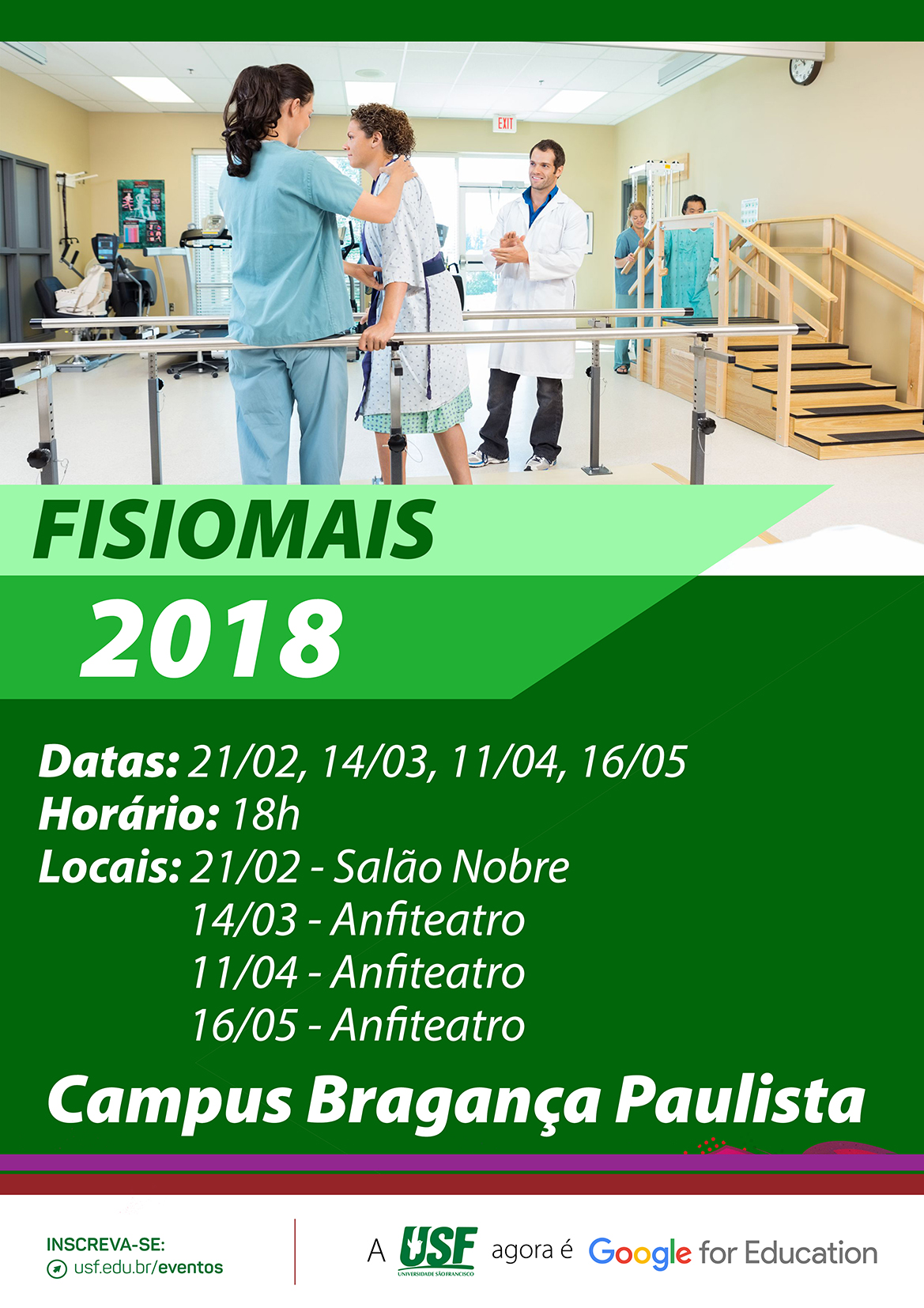 FISIOMAIS 2018 - Palestras de Fisioterapia 