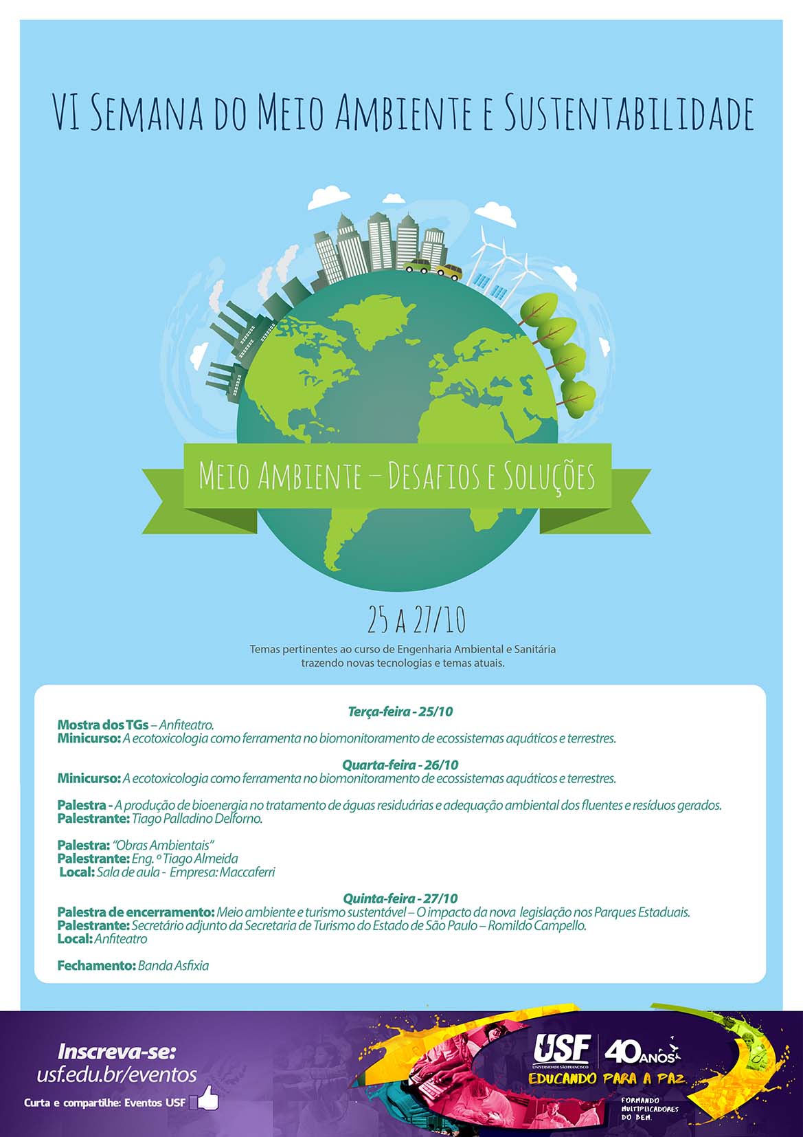 VI Semana do Meio Ambiente e Sustentabilidade 