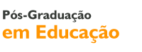 logo pós-graduação educação