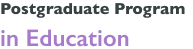 logo pós-graduação educação