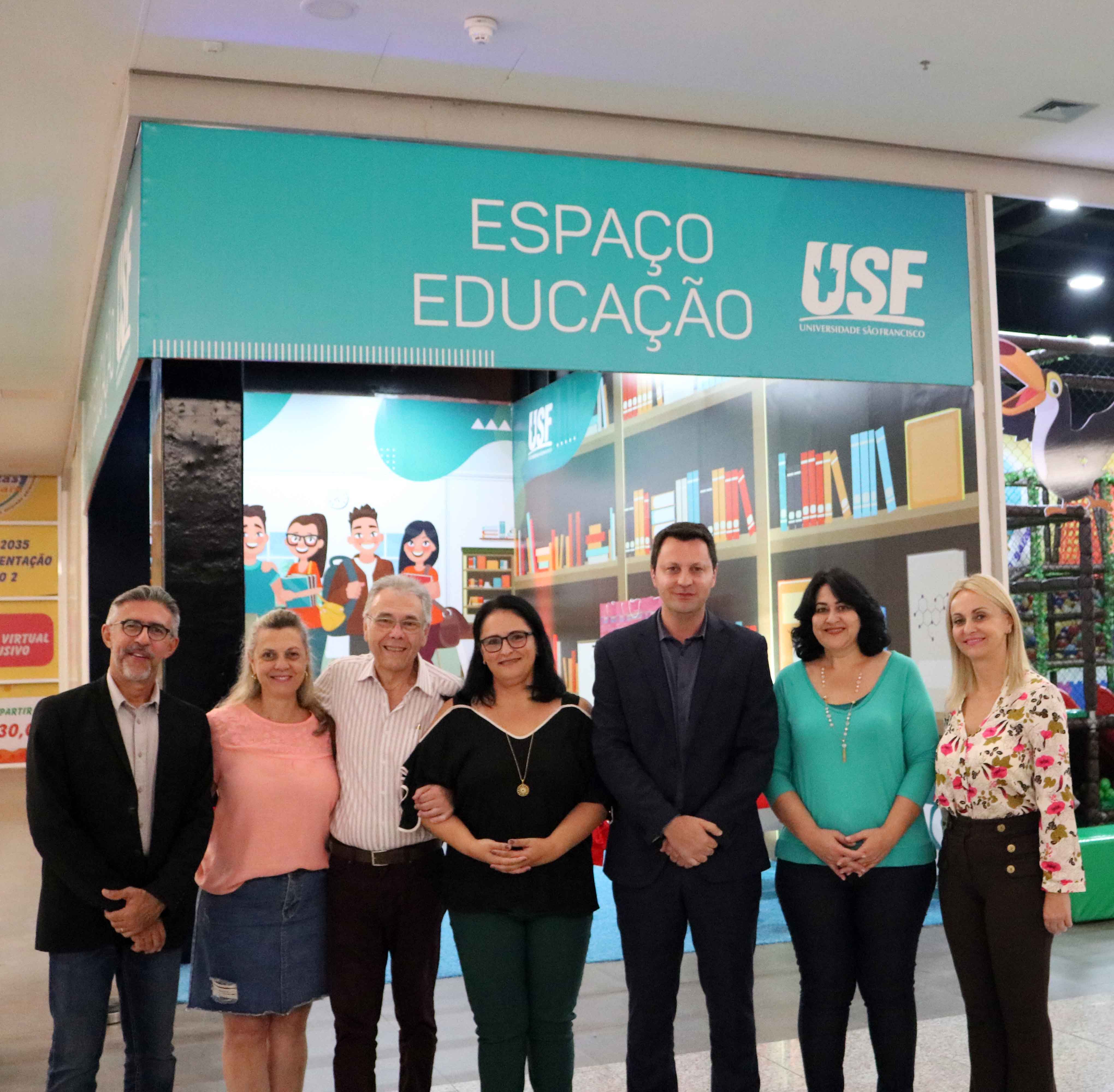 USF inaugura Espaço Educação no Bragança Garden Shopping