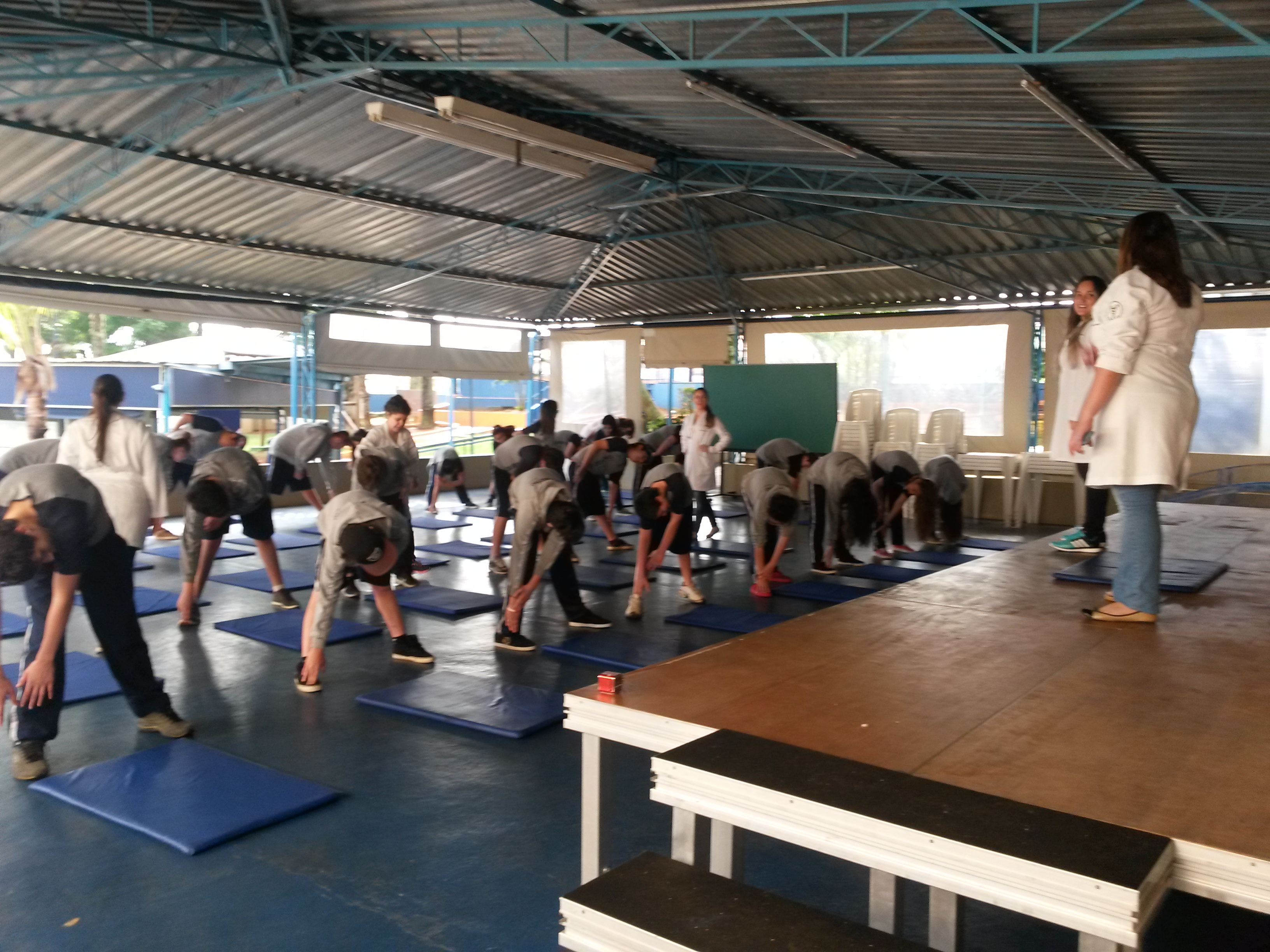 Alunos do Curso de Fisioterapia promovem Ação de Orientação Postural em colégio de Bragança Paulista