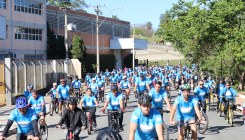 Mais de 300 ciclistas participam do XV Passeio Ciclístico da Primavera da USF