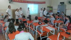 Alunos do Curso de Fisioterapia promovem ação de saúde em escola de Bragança Paulista