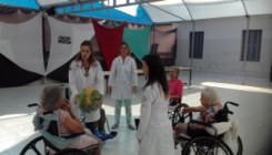 Alunos do Curso de Fisioterapia da USF realizam estágio no Asilo São Vicente de Paula