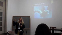 Professora apresenta trabalho de Iniciação Científica em Portugal 
