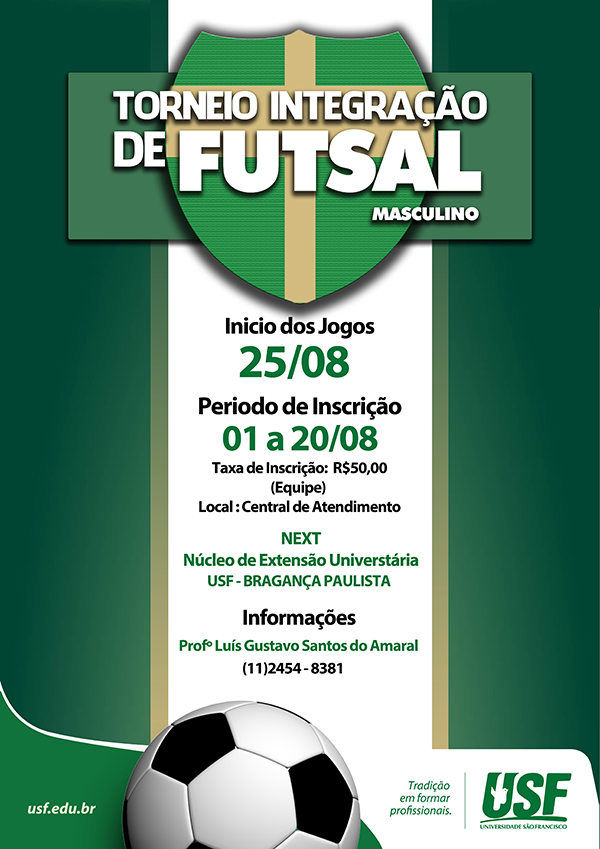 Torneio “INTEGRAÇÃO” de Futsal Masculino 2014