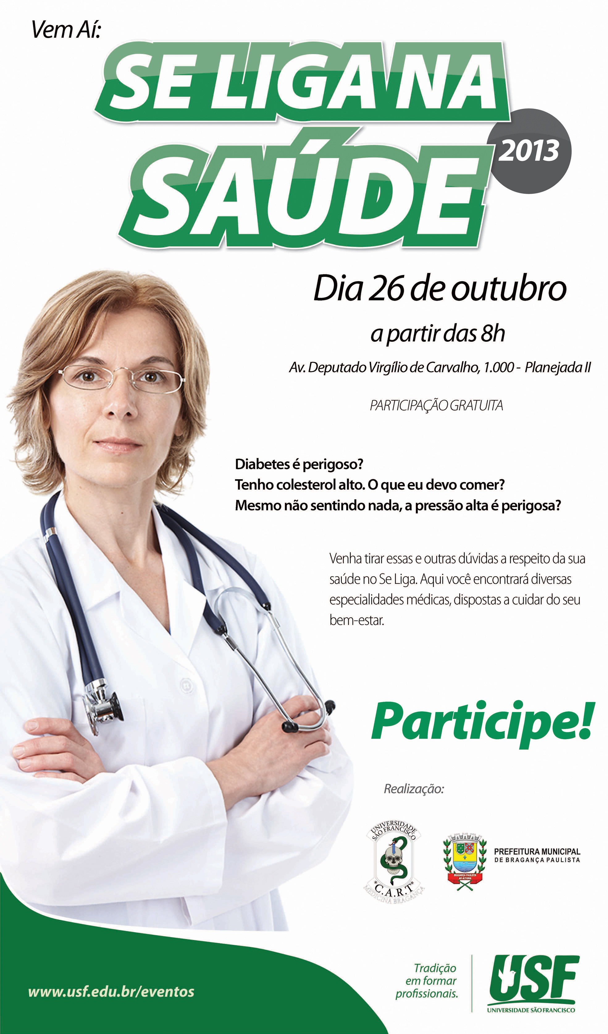 Projeto Se Liga na Saúde em Bragança Paulista