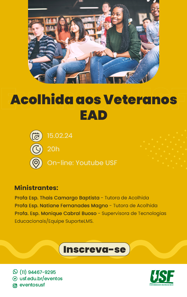 Acolhida aos veteranos EAD