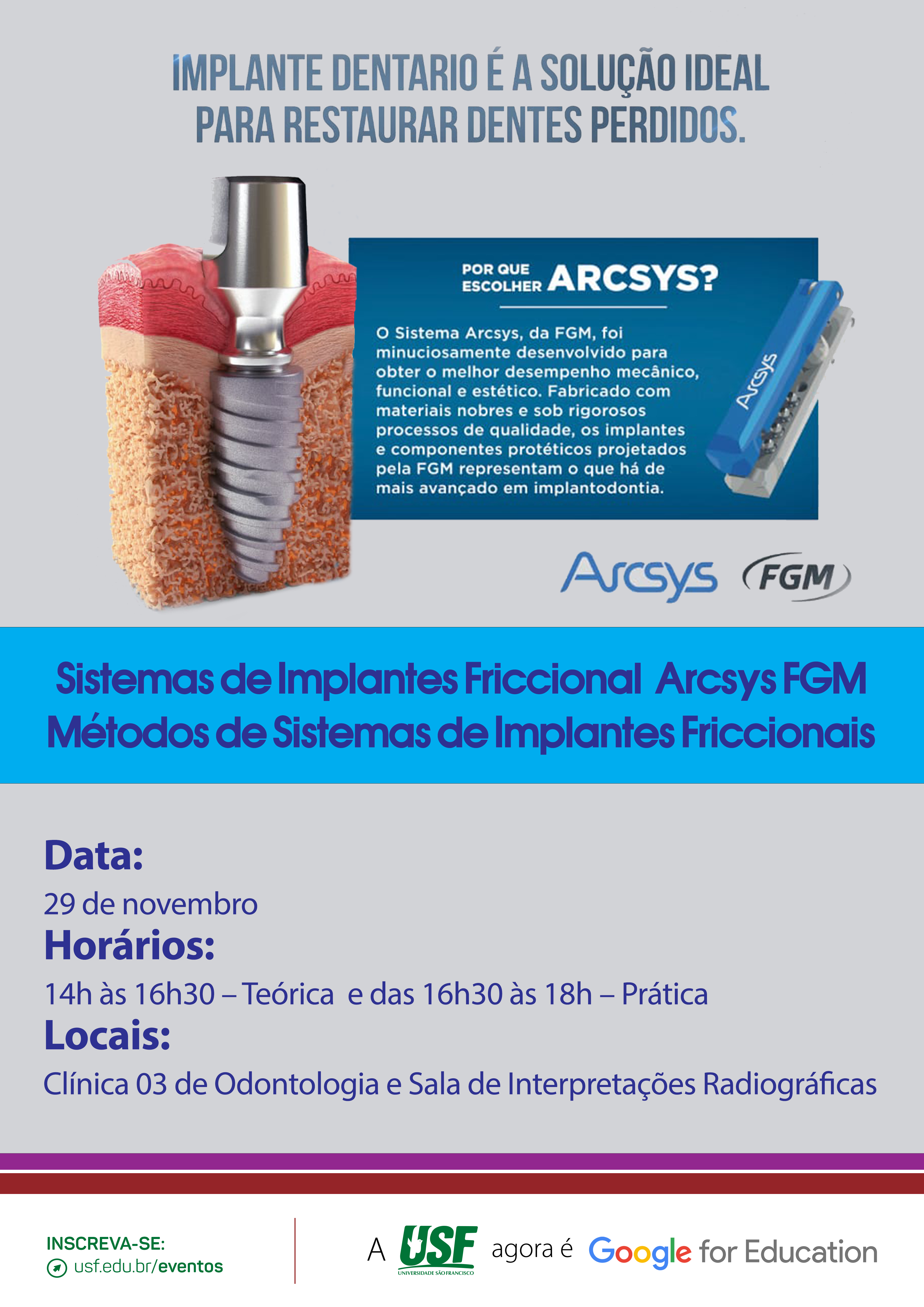 Sistemas de Implantes Friccional Arcsys FGM