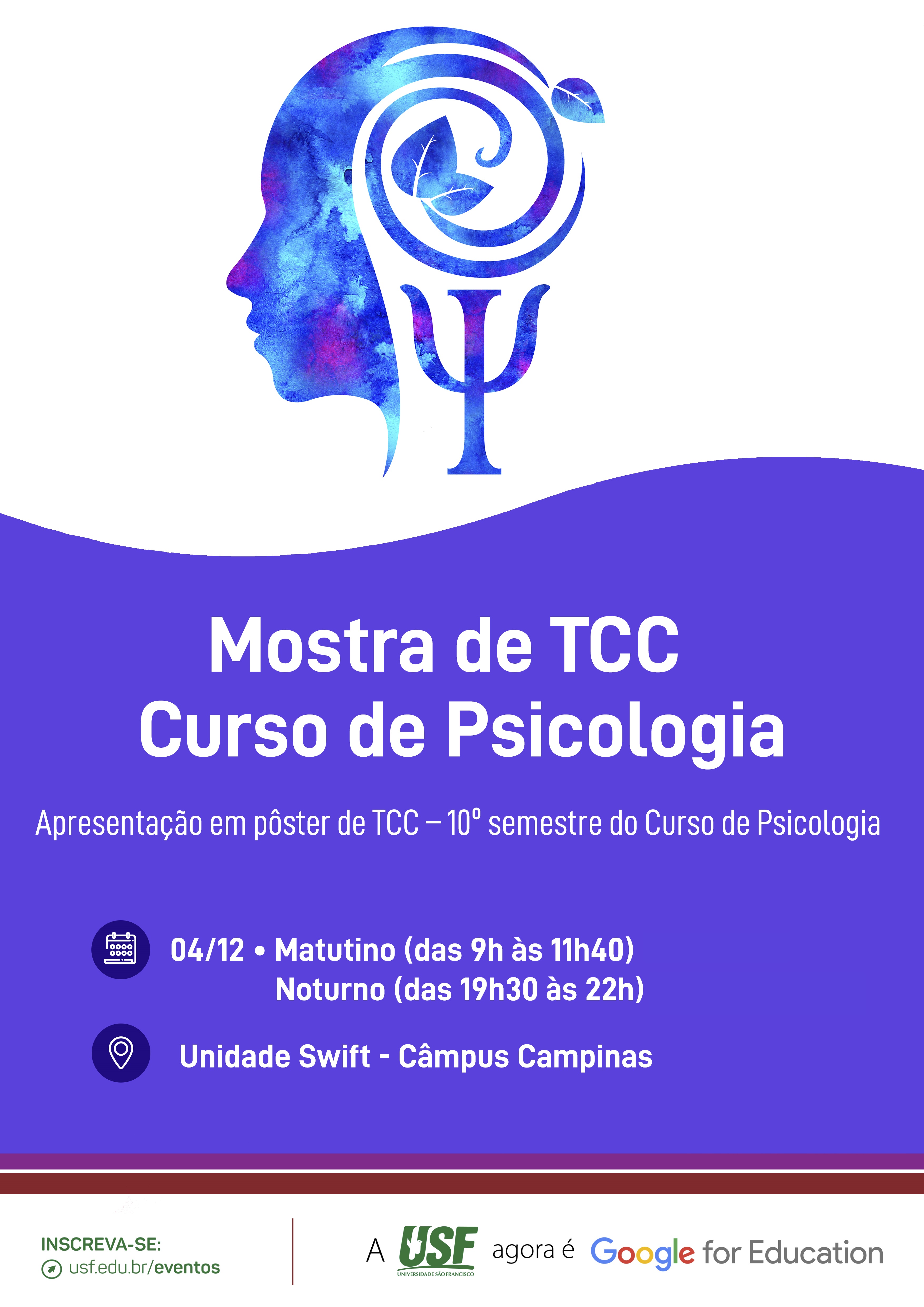 Mostra de TCC – Curso de Psicologia 