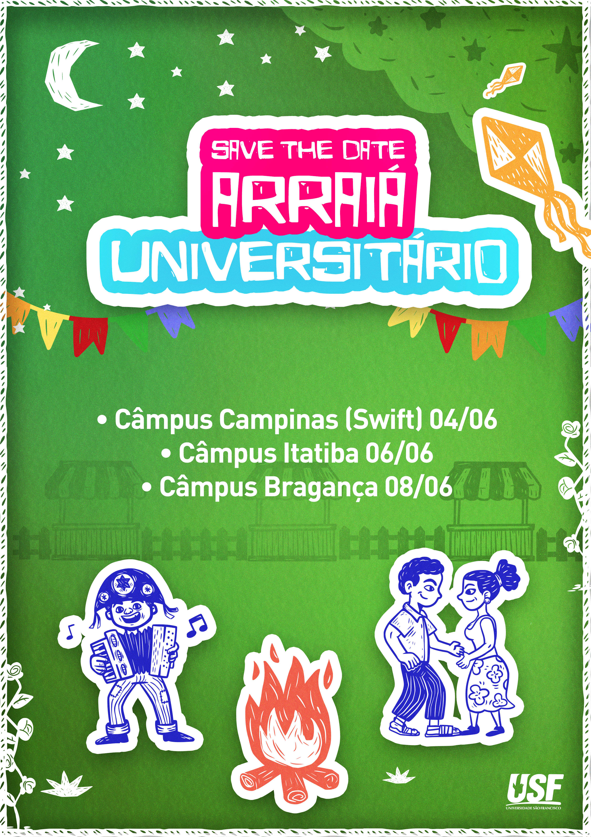 Save the date - Arraiá Universitário 