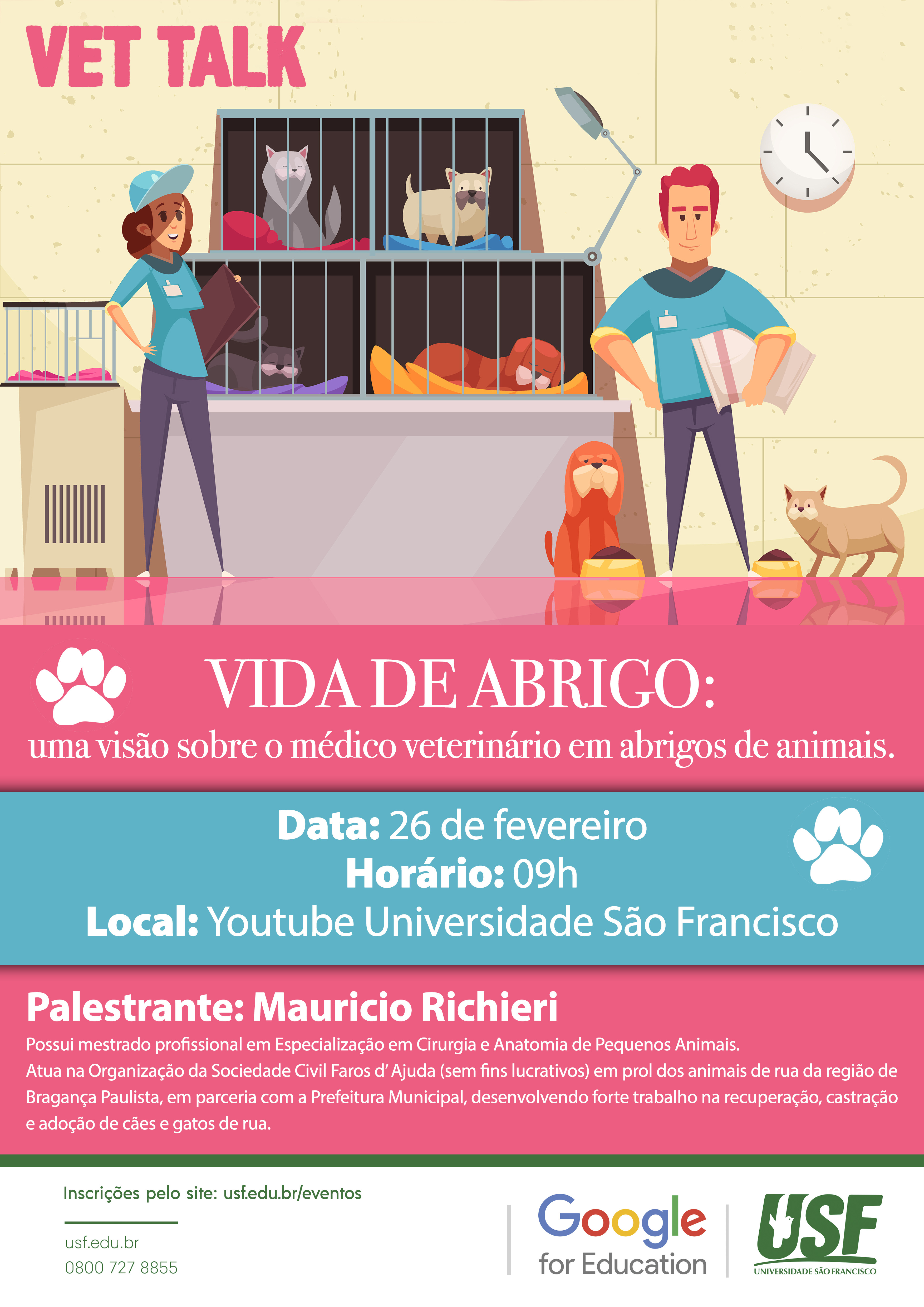 Vida de Abrigo: uma visão sobre o médico veterinário em abrigos de animais