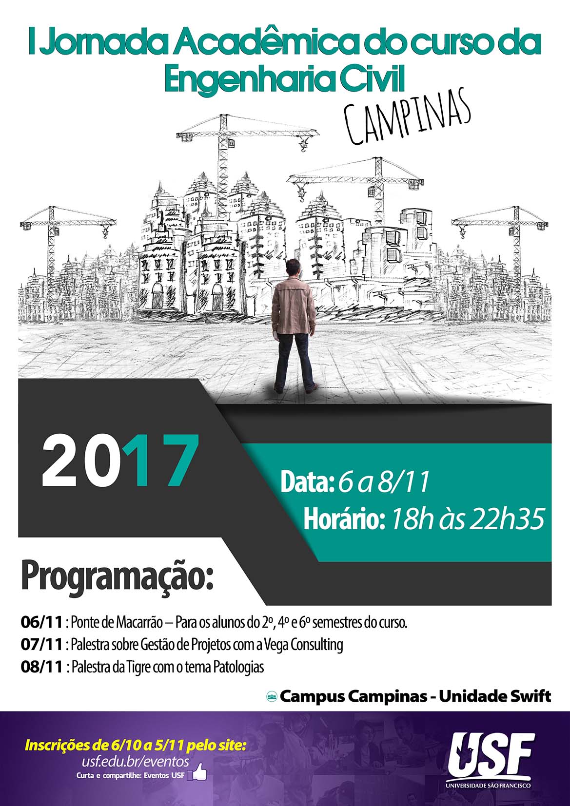 1ª Jornada Acadêmica do curso da Engenharia Civil Campinas