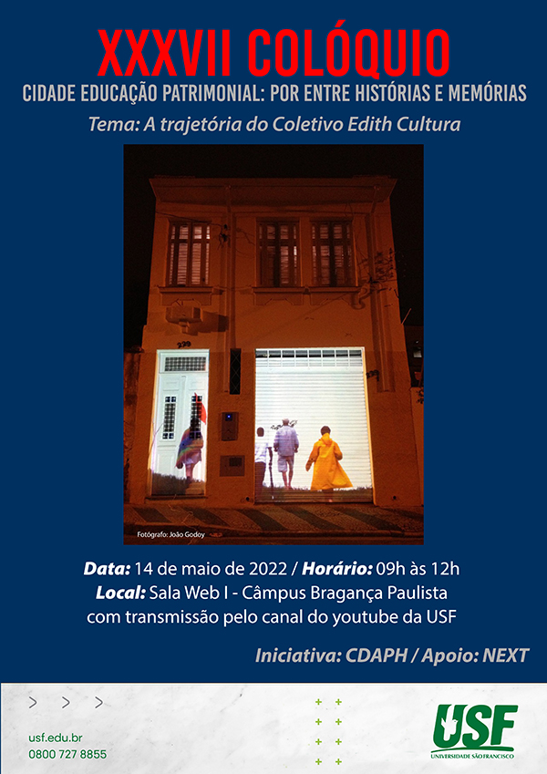 XXXVII Colóquio Cidade Educação Patrimonial: por entre histórias e memórias