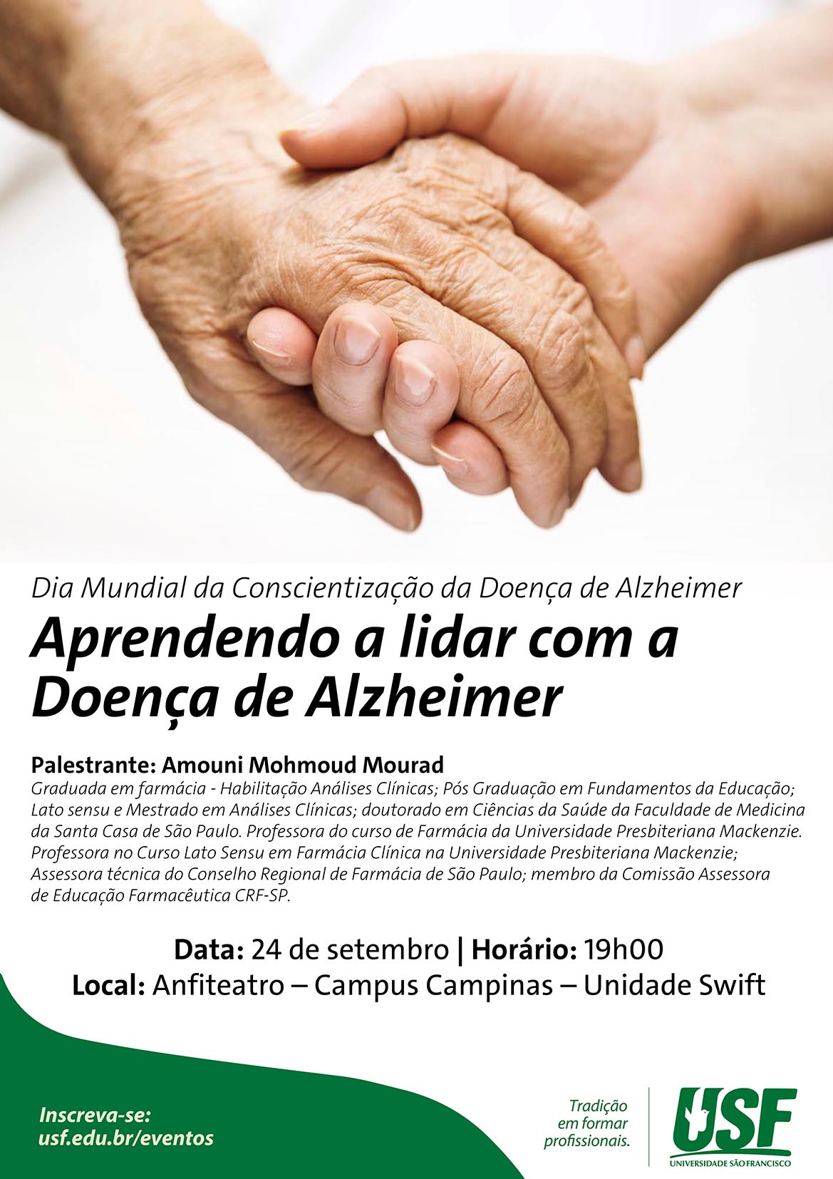 Palestra - Dia Mundial Combate Alzheimer