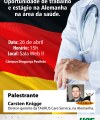 Oportunidade de trabalho e estágio na Alemanha na área da saúde