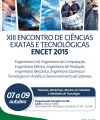 XIII Encontro de Ciências Exatas e Tecnológicas – ENCET 2015